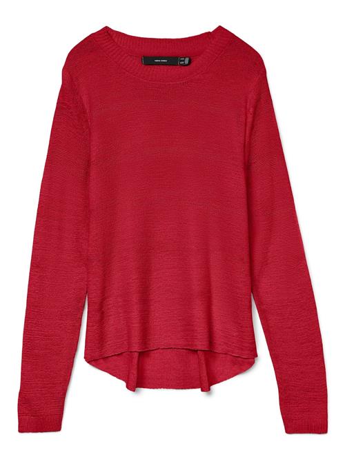 VERO MODA Pullover 'VMNuevocharity'  blodrød