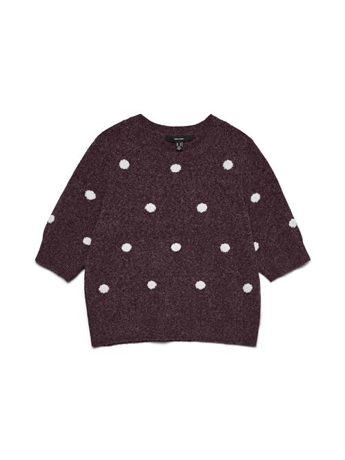 VERO MODA Pullover 'VMDoffy'  cyclam / hvid