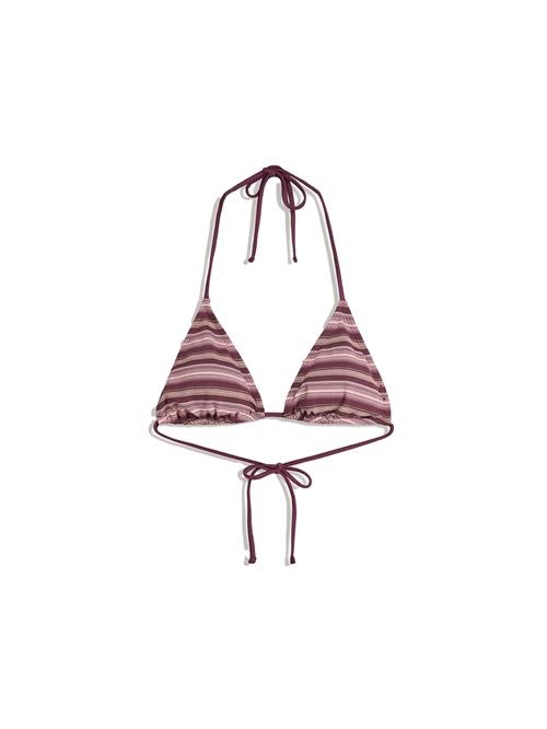 Bershka Bikinioverdel  sand / aubergine