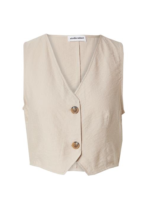 STUDIO SELECT Jakkesætsvest 'Amanda'  beige