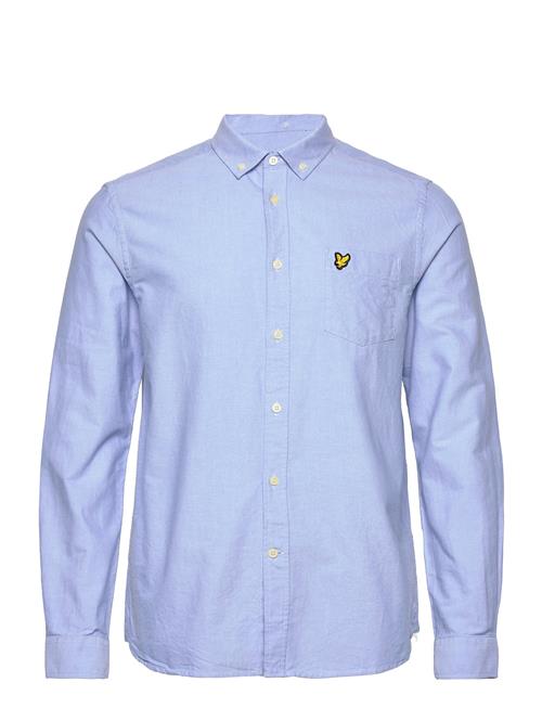 Se Regular Fit Light Weight Oxford Shirt Lyle & Scott Blue ved Booztlet