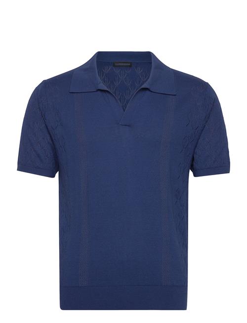 Se Ringo Open Collar J. Lindeberg Blue ved Booztlet