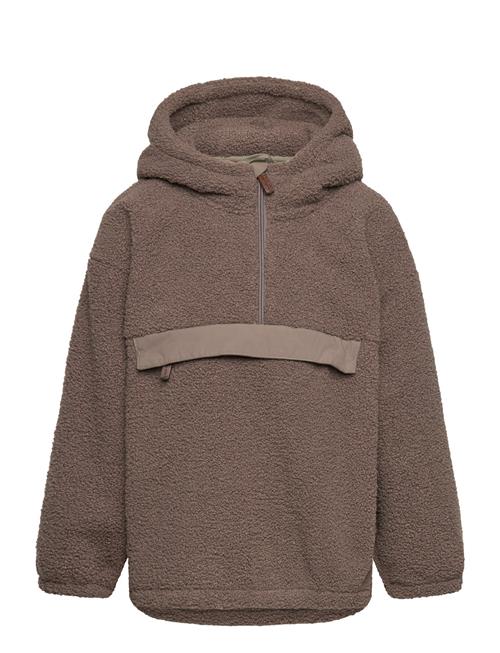 Se Matarman Sherpa Anorak. Grs MINI A TURE Brown ved Booztlet