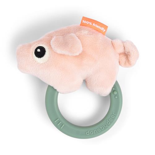 Done by Deer Sensory Rattle W/Teether Pigee Colour Mix Colour Mix One Size  Lyserød  One Size  Unisex