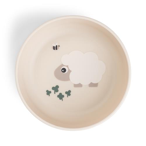 Done by Deer Foodie Bowl Tiny Farm Sand Sand One Size  Beige  One Size  Unisex