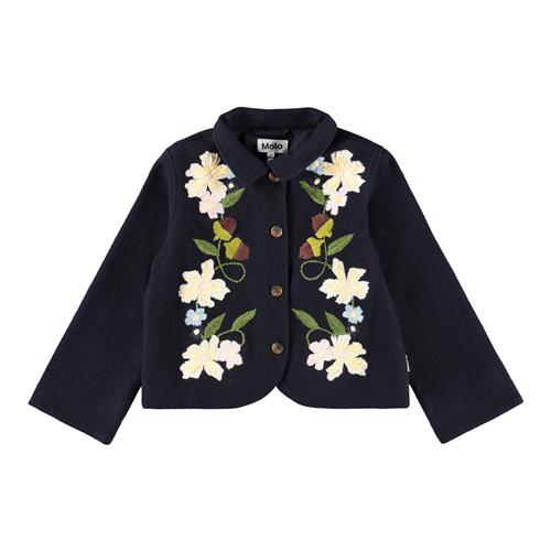 Molo Harmoney Jackets Forest Bloom 116 cm  Marineblå  116 cm  kvinde