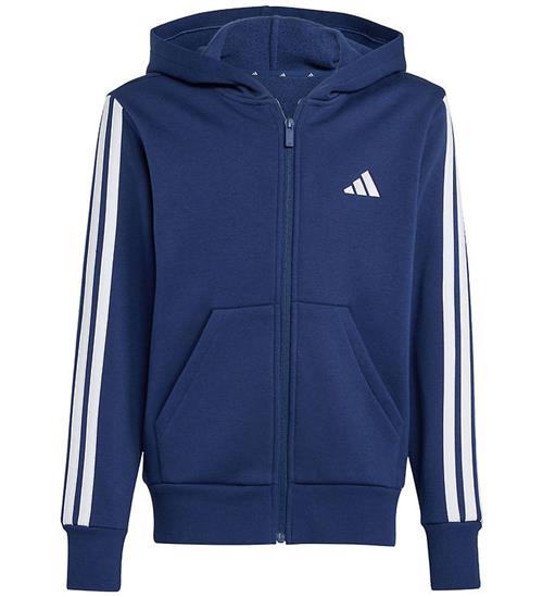 adidas Performance Cardigan - Dkblue/White m. Logo