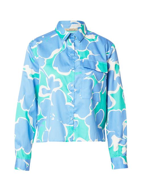 Smith&Soul Bluse  lyseblå / grøn / hvid