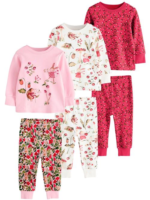Se Next Nattøj  grøn / lys pink / grenadine / hvid ved About You