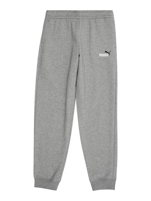 PUMA Bukser 'ESS No. 1'  stone / hvid