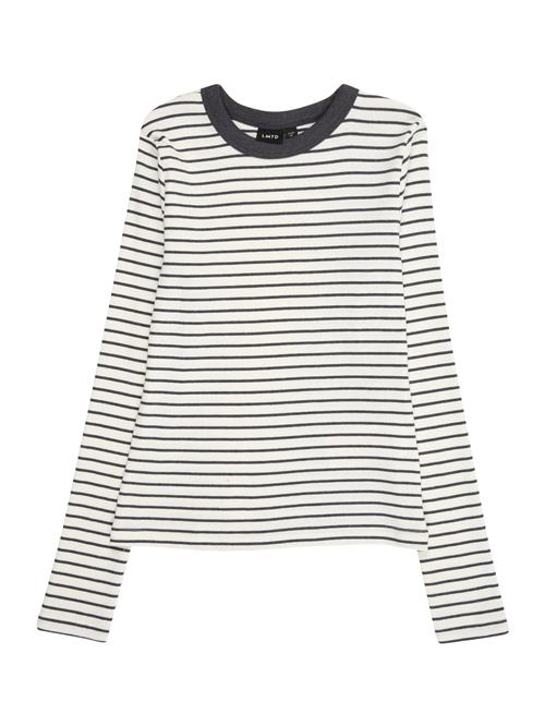 NAME IT Bluser & t-shirts 'NLFHINAJA'  mørkegrå / hvid