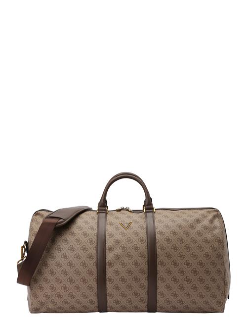GUESS Weekendtaske 'PISA'  beige / brun / guld