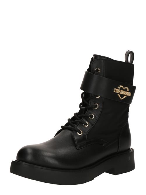 Se Love Moschino Snørestøvletter  sort ved About You