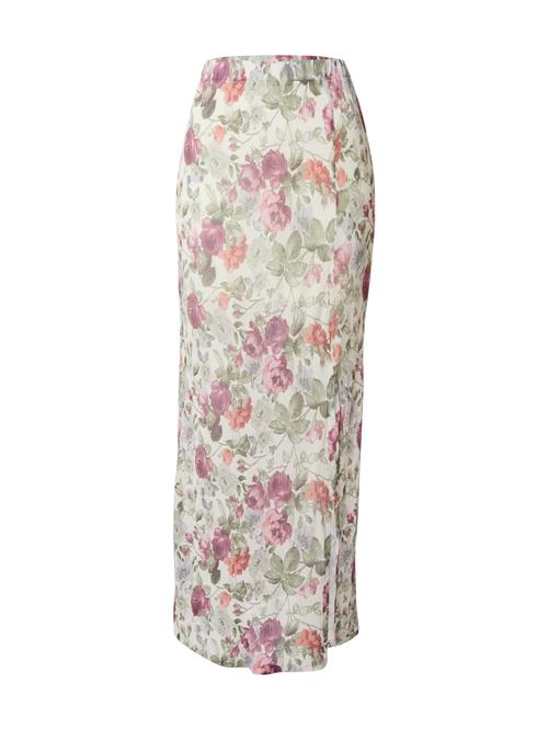 ONLY Nederdel 'ONLMELANIA'  creme / siv / lilla / orange