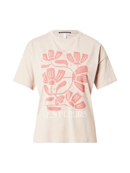 QS Shirts  beige / lyserød