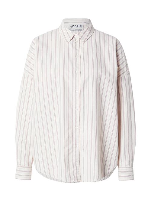 Se Aware Bluse 'VMParis'  ecru / aubergine ved About You