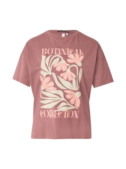 QS Shirts  pastelgrøn / lysviolet / lys pink