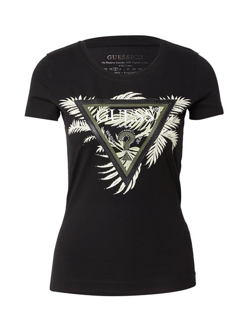 GUESS Shirts  oliven / pastelgrøn / sort / hvid