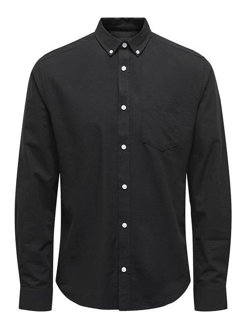 Onsalvaro Life Ls Oxford Shirt ONLY & SONS Black