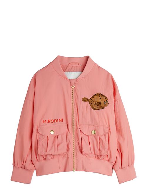 Flundra Nylon Baseball Jacket Emb Mini Rodini Pink