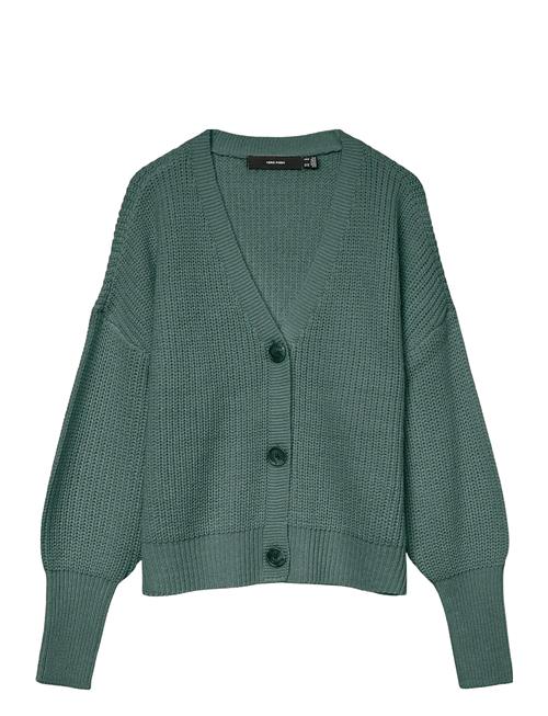 Vmlea Ls V-Neck Cuff Cardigan Noos Vero Moda Green