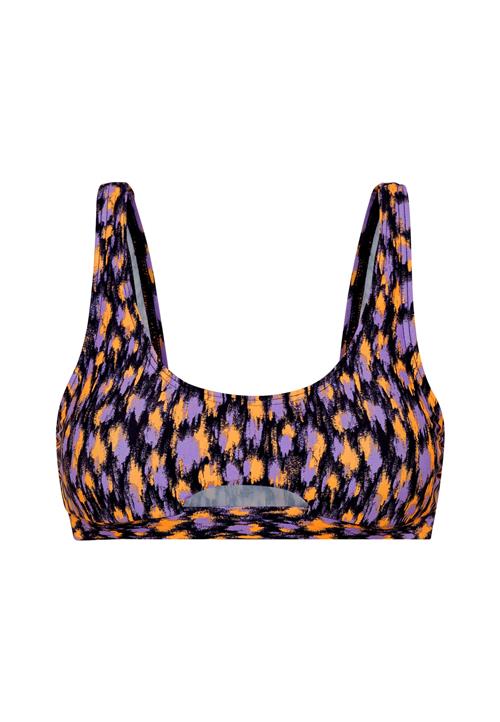 LSCN by LASCANA Bikinioverdel 'Lavista'  lilla / orange / sort