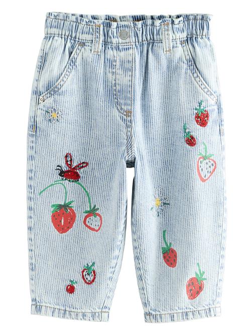 Se Next Jeans  blue denim / græsgrøn / rød ved About You