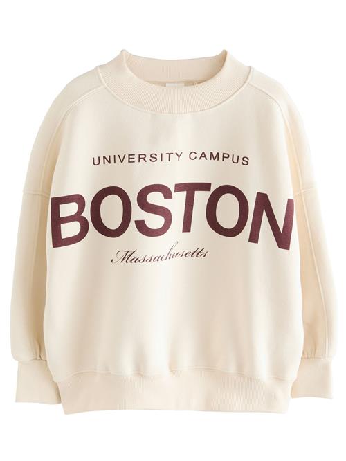 Se Next Sweatshirt  ecru / mørkebrun ved About You