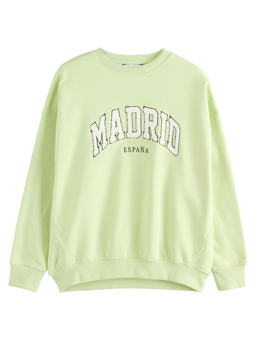 Next Sweatshirt  lysegrøn / sort / hvid