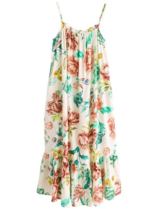 Next Sommerkjole  beige / blå / gul / grøn