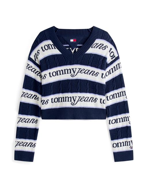 Se Tommy Jeans Pullover  navy / lyseblå / hvid ved About You