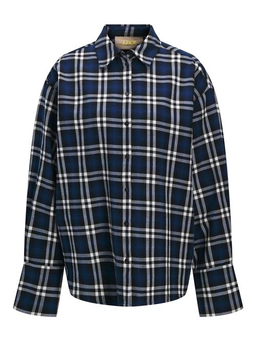 JJXX Bluse 'JXHailey'  indigo / natblå / hvid
