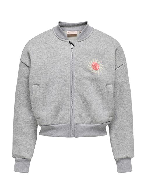ONLY GIRLS Sweatjakke 'Lovely'  grå