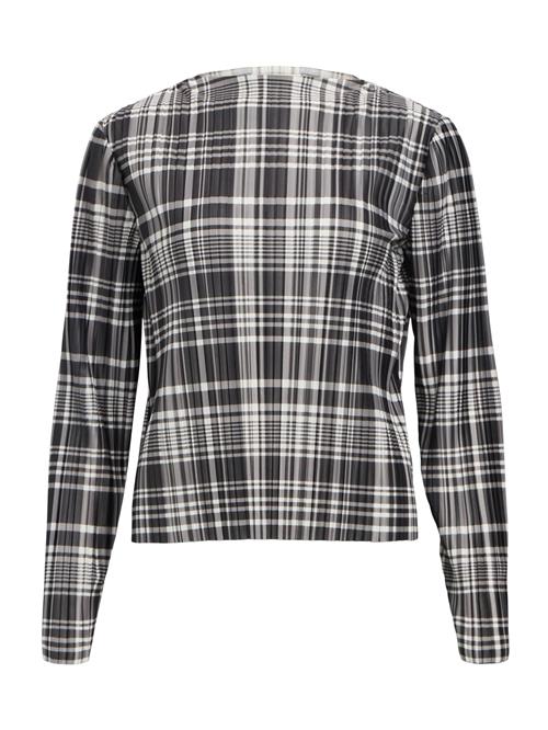 OBJECT Bluse 'OBJChie'  grå / mørkegrå / sort / hvid