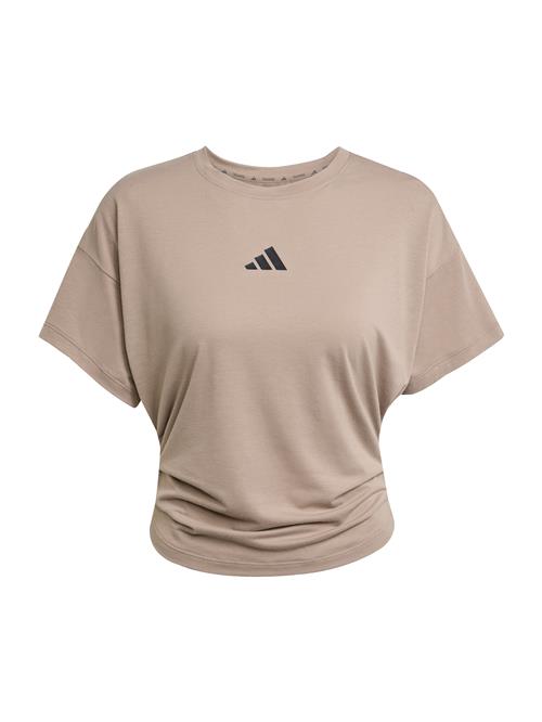 ADIDAS PERFORMANCE Funktionsbluse 'Power'  beige / sort