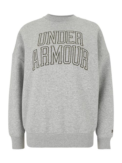 UNDER ARMOUR Sportsweatshirt 'Rival'  grå-meleret / sort