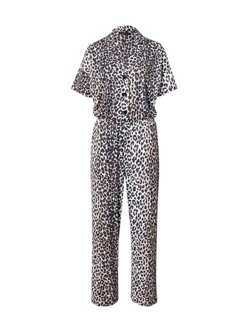 OUI Jumpsuit  beige / sort / hvid
