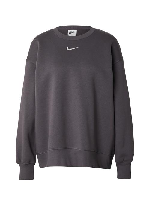 Nike Sportswear Sweatshirt 'PHNX FLC'  mørkegrå / hvid