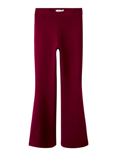 Se NAME IT Basis Bootcut Pants Frikkali Burgundy hos SmartKidz