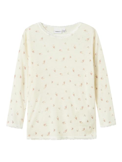 NAME IT Langærmet Uld Bluse Wang Snow White