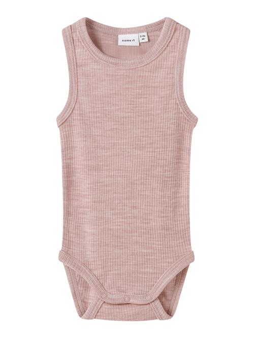 NAME IT Ærmeløs Uld Body Wax Shadow Gray