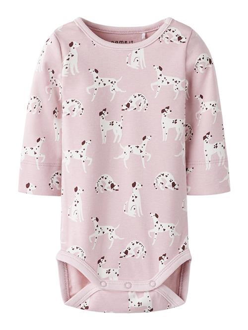 NAME IT Langærmet Body Kilas Bleached Mauve Cloud Dancer