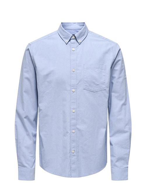 Onsneil Ls Oxford Shirt Noos ONLY & SONS Blue