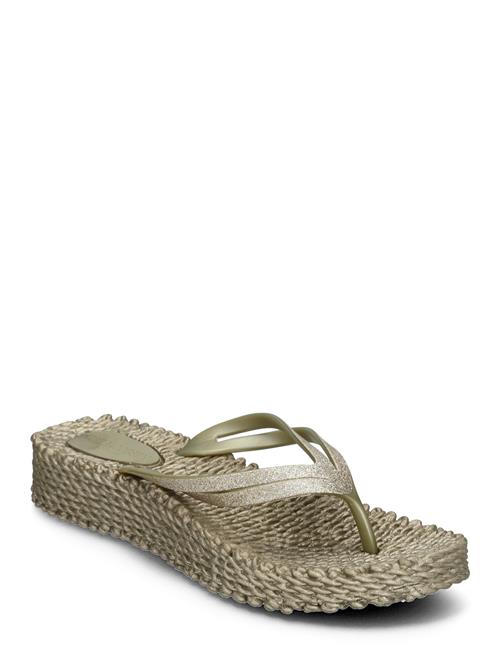 Se Flip Flop On Platform Sole Ilse Jacobsen Gold ved Booztlet