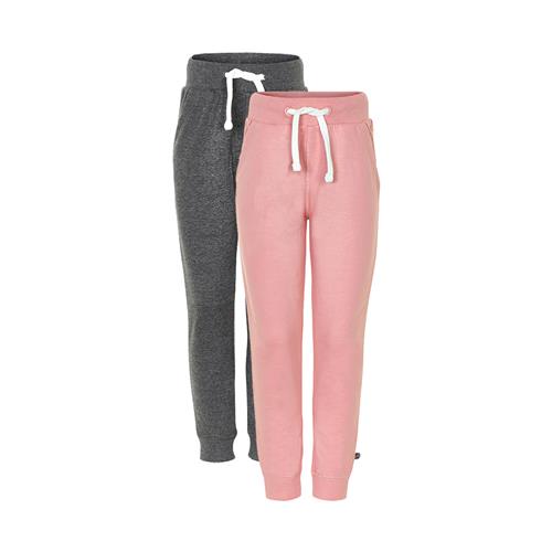 Minymo 2-Pack Basic Sweatpants Blush 128 cm    128 cm  Unisex