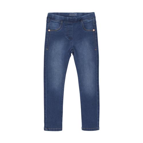 Minymo Power Stretch Jegging Denim blå 110 cm    110 cm  kvinde