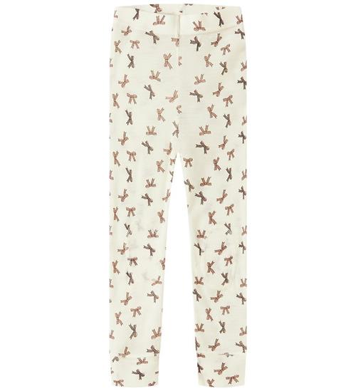 Name It Leggings - Uld - NmfWang - Snow White/Bows