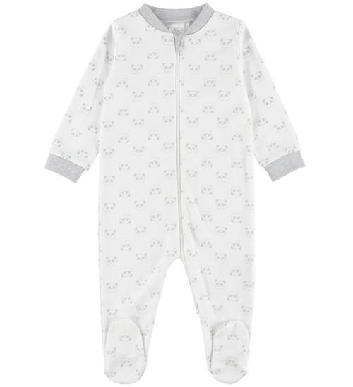 Se Fixoni Natdragt m. Lynlås/Fødder - Grey Melange ved KidsWorld
