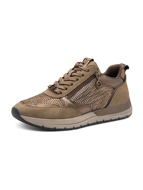 Tamaris Sneaker low  brun / kobber / hvid
