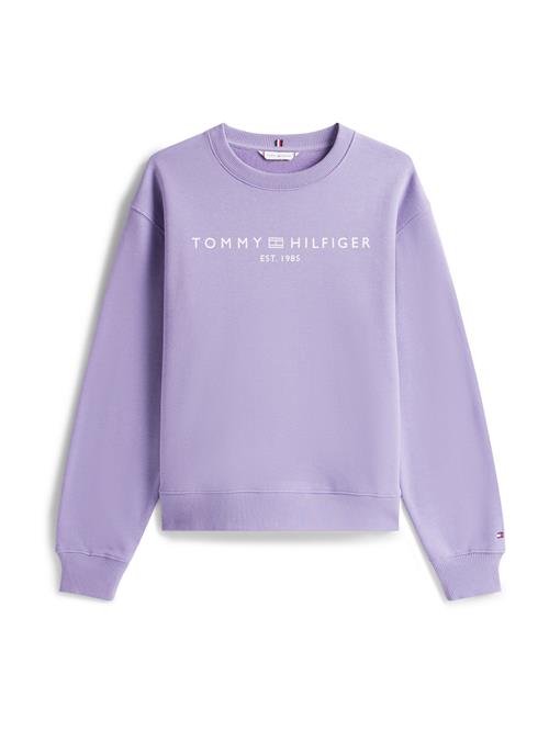 TOMMY HILFIGER Sweatshirt  lilla / hvid